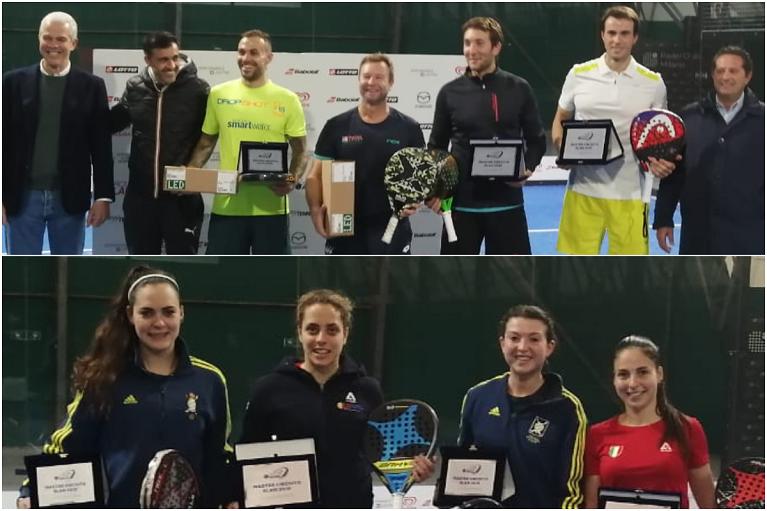 Le premiazioni al Circuito Slam 2019 al Padel Club Milano