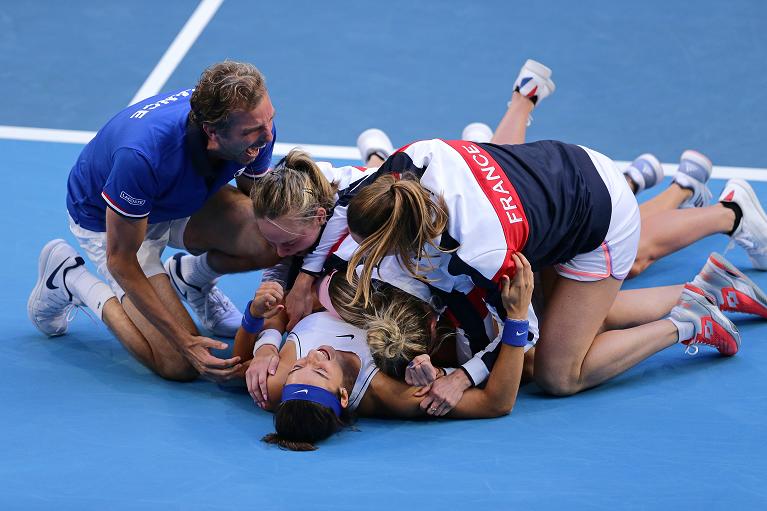 Finale Fed Cup a Perth le francesi esultano