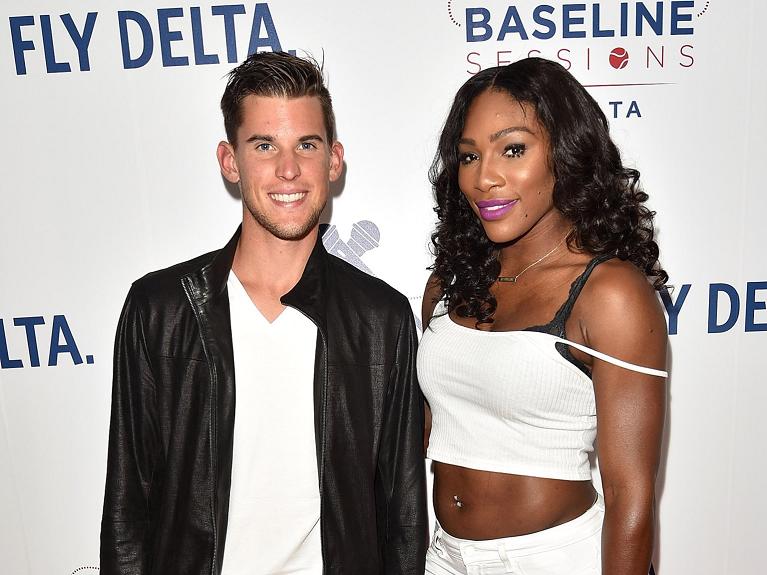 Dominic Thiem e Serena Williams