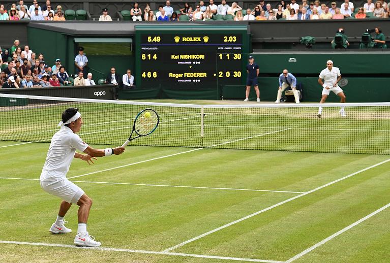 Federer Nishikori