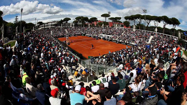 Lo Stadio Pietrangeli al Foro Italico di Roma sede degli Internazionali BNL di Italia