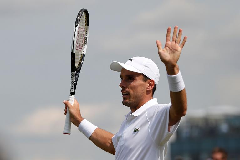 Roberto Bautista Agut saluta il pubblico
