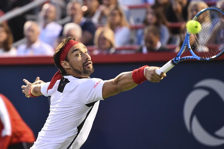 Fognini allungo