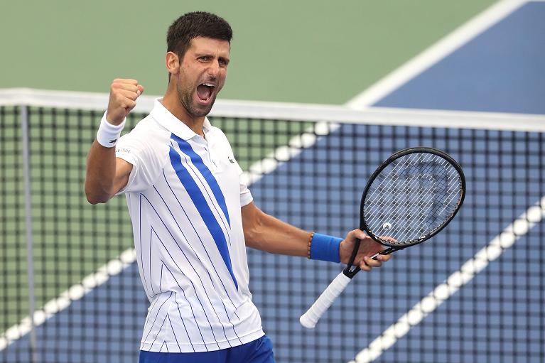 Novak Djokovic è imbattuto nel 2020