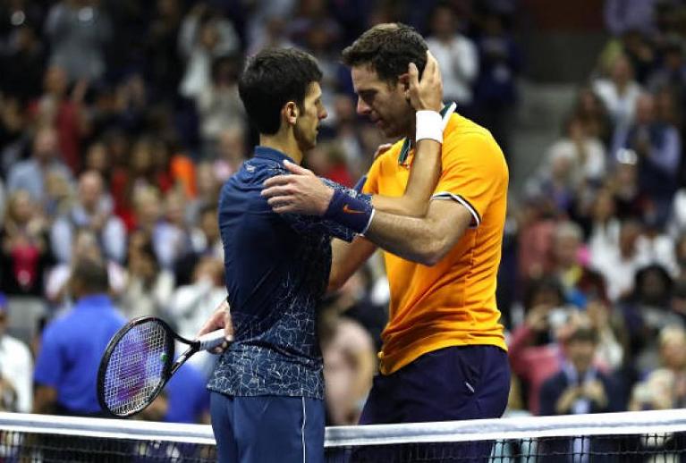 Novak Djokovic e Juan Martin Del Potro