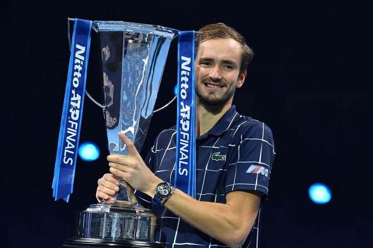 Daniil Medvedev trionfa alle Nitto ATP Finals 2020 (foto Getty Images)