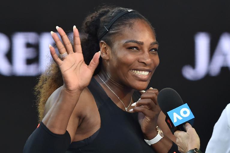 Serena a Melbourne 2017 (foto Getty Images)