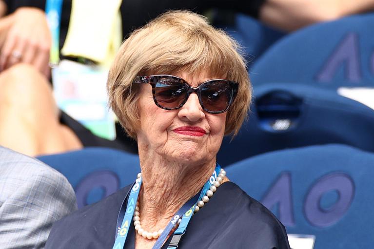 Margaret Smith Court, 77 anni, 24 volte vincitrice Slam