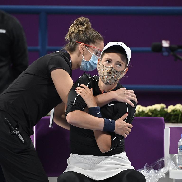 WTA Doha Azarenka forfait finale Muguruza Kvitova
