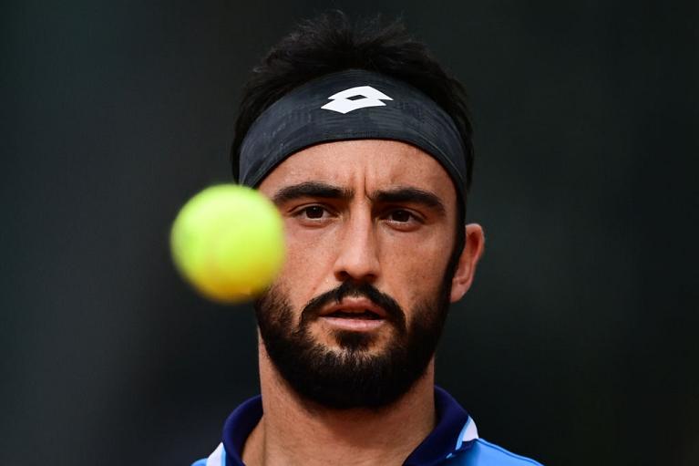 Lorenzo Giustino al Roland Garros 2020 (foto Getty Images)