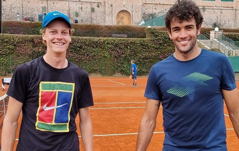 Jannik Sinner e Matteo Berrettini