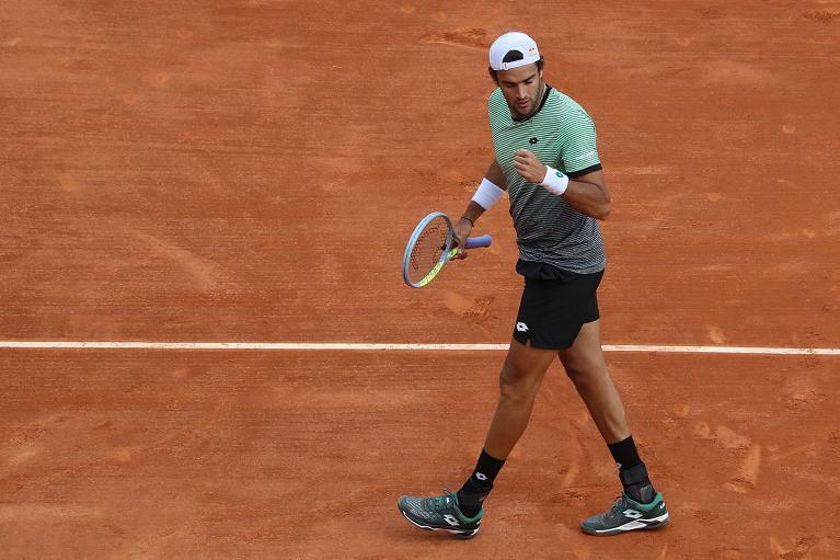Matteo Berrettini a Monte-Carlo (foto Getty Images)