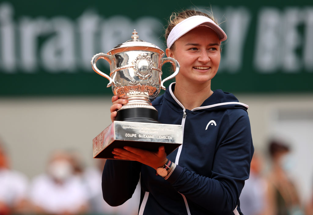 Roland Garros, Krejcikova nella storia