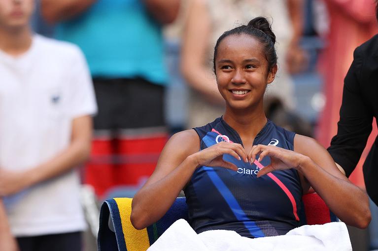 Leylah Fernandez (Foto Getty Images) è allenata dal padre Jorge, ex nazionale di calcio dell'Ecuador