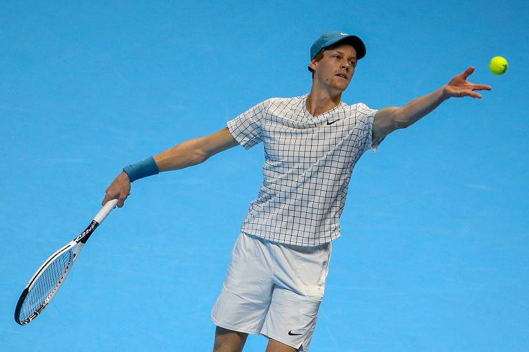 Jannik Sinner alle Nitto ATP Finals (foto Sposito)