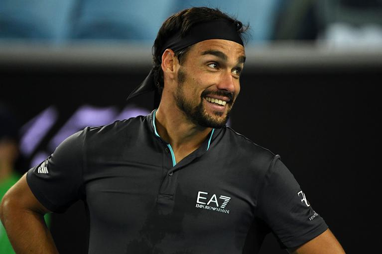 Il sorriso irresistibile di Fabio Fognini (foto Getty Images)