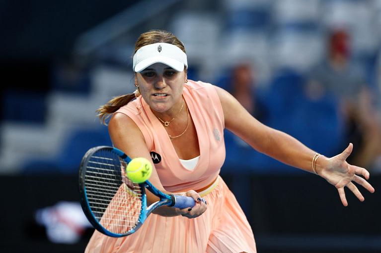 Il diritto di Sofia Kenin (foto Getty Images)