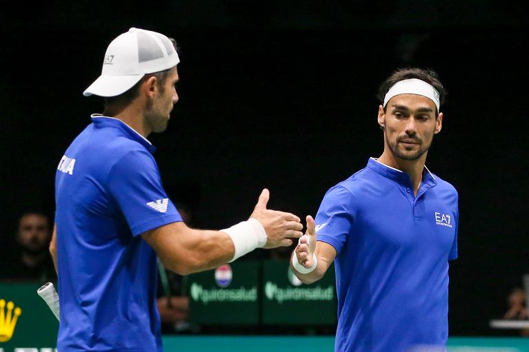 Simone Bolelli e Fabio Fognini (foto Sposito)