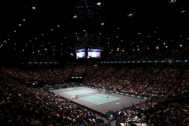 Il Palais Omnisport di Parigi-Bercy, sede dell'ultimo ATO Masters 1000 della stagione (foto Getty Images)