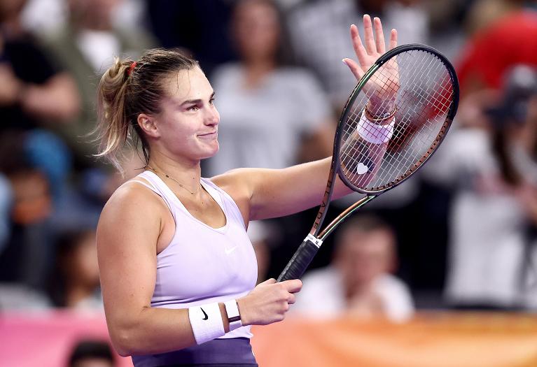 Aryna Sabalenka ha battuto la n.1 Iga Swiatek dopo 4 sconfitte cosecutive (Foto Getty Images)