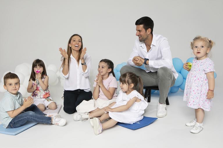 Jelena e Novak Djokovic (Foto Novak Djokovic Foundation)