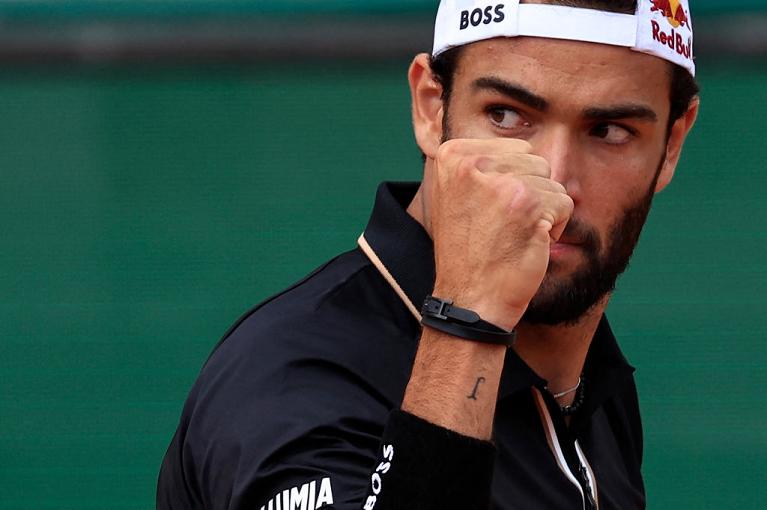 Matteo Berrettini esulta (Getty Images)