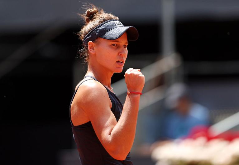 La grinta di Veronika Kudermetova (foto Getty Images)