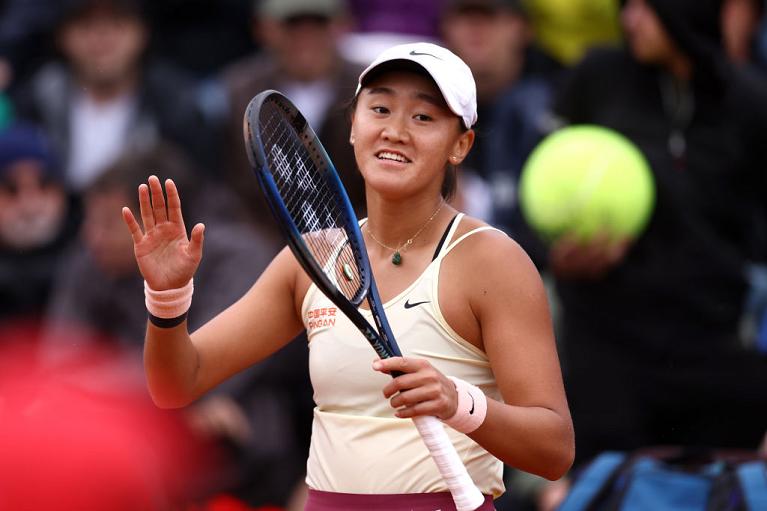 Wang Xiyu agli Internazionali BNL d'Italia (Getty Images)