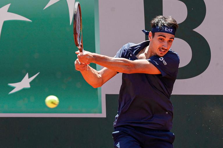 Lorenzo Sonego in azione (Getty Images)