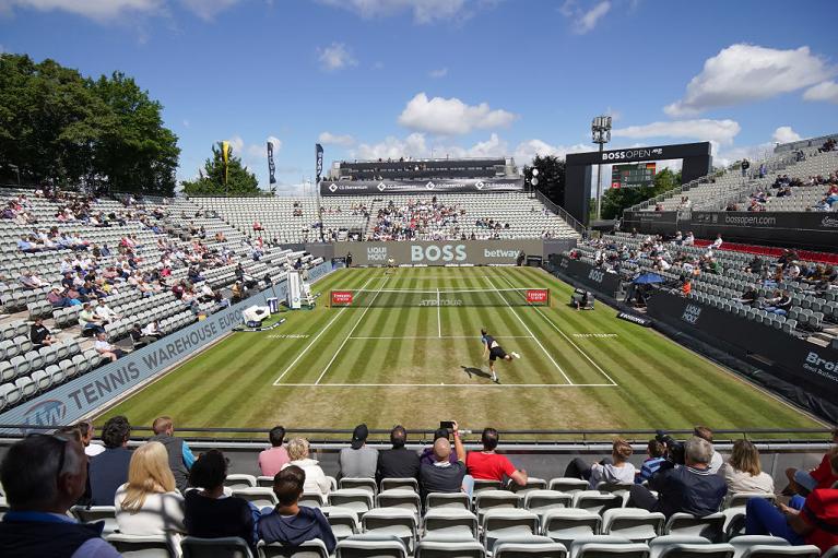 Il centrale del Tennisclub Weissenhof che ospita il BOSS Open di Stoccarda (Getty Images)