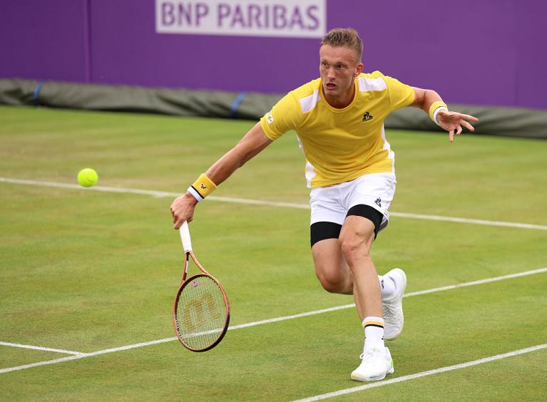 Il ceco Jiri Lehecka in azione al Queen's (Getty Images)