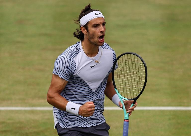 La grinta di Lorenzo Musetti (foto Getty Images)