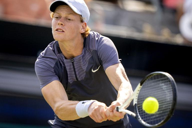 Un rovescio di Jannik Sinner al Libema Open (Getty Images)