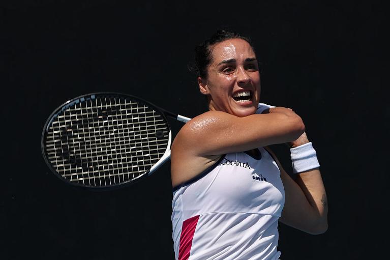 Martina Trevisan in azione (foto Getty Images)