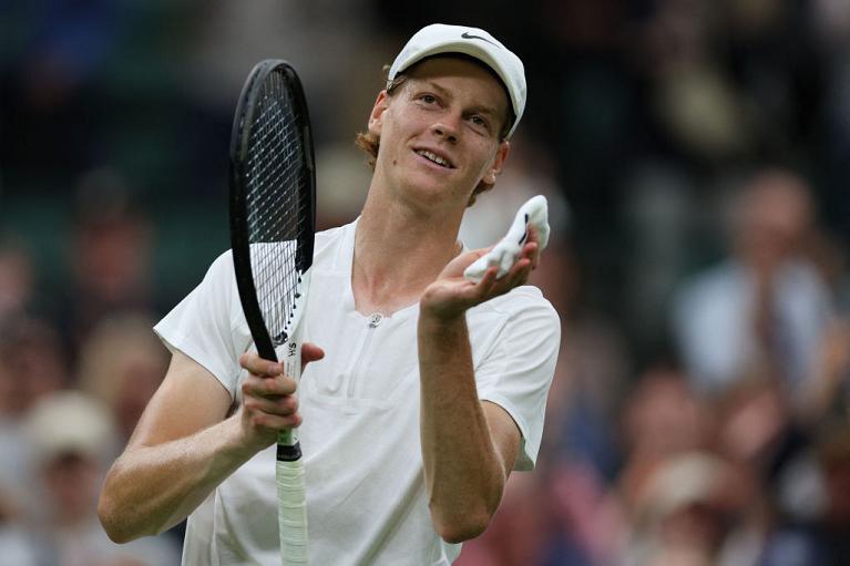 Jannik Sinner a Wimbledon (Getty Images)