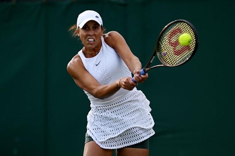 Madison Keys in azione a Wimbledon (Getty Images)