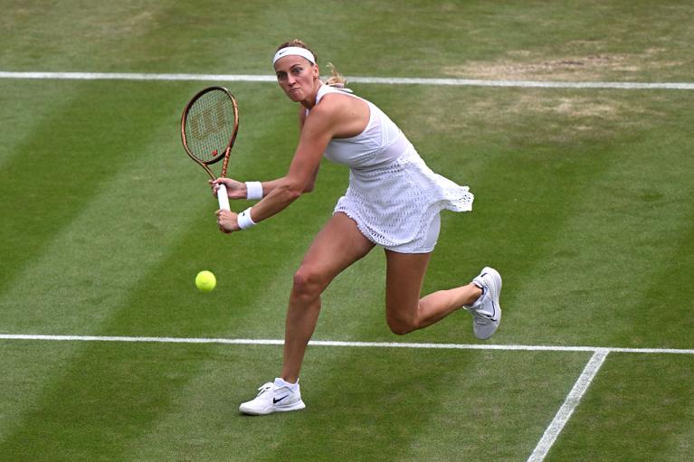 Petra Kvitova a Wimbledon (Getty Images)