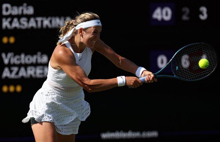 Victoria Azarenka a Wimbledon (Getty Images)