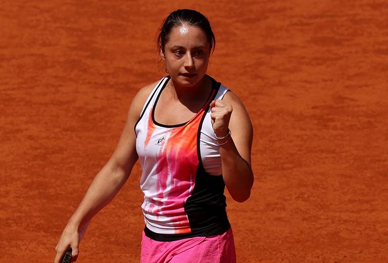 La grinta di Elisabetta Cocciaretto (foto Getty Images)