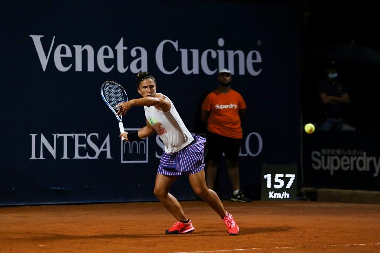 Sara Errani in azione