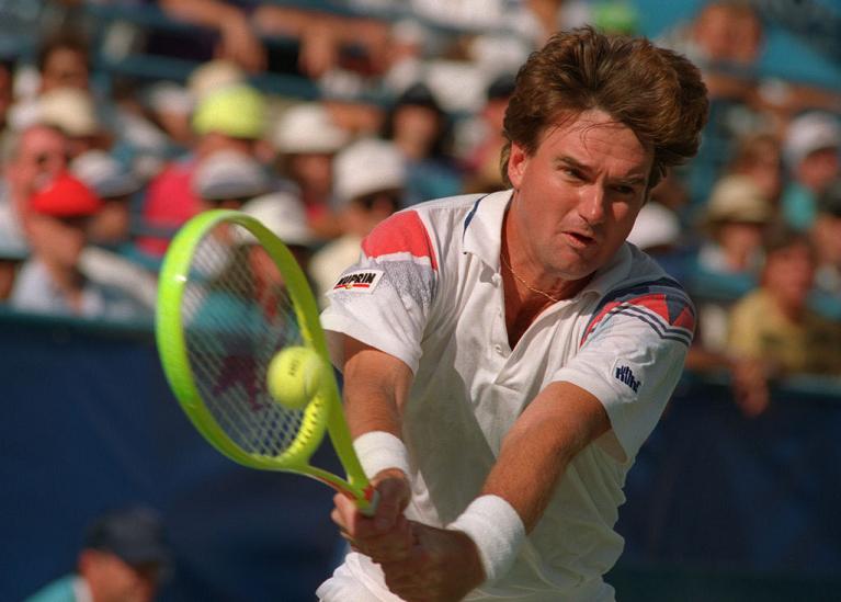 Jimmy Connors allo US Open 1991 (Getty Images)