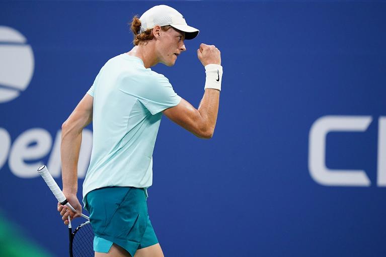 L'esultanza di Jannik Sinner allo US Open (Foto USTA)