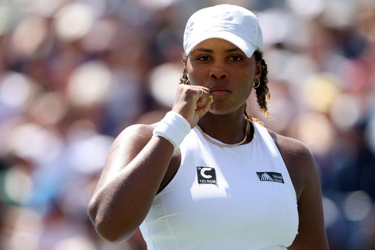 L'esultanza di Taylor Townsend allo US Open (Getty Images)