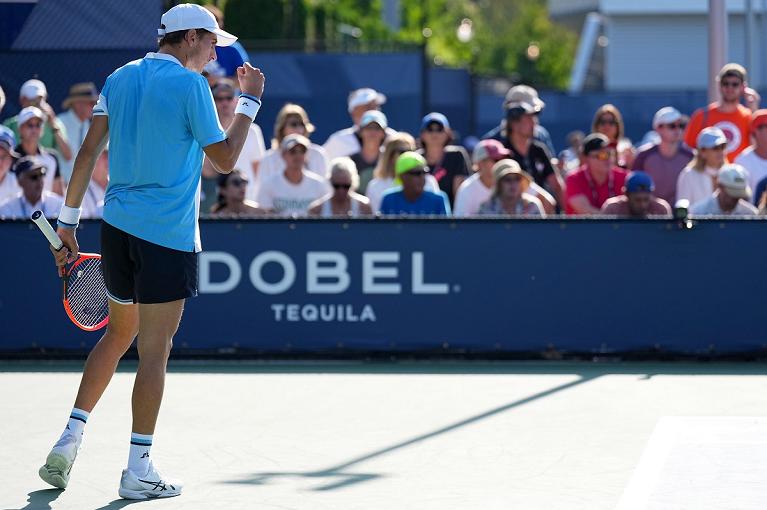 La grinta di Matteo Arnaldi (foto Us Open)