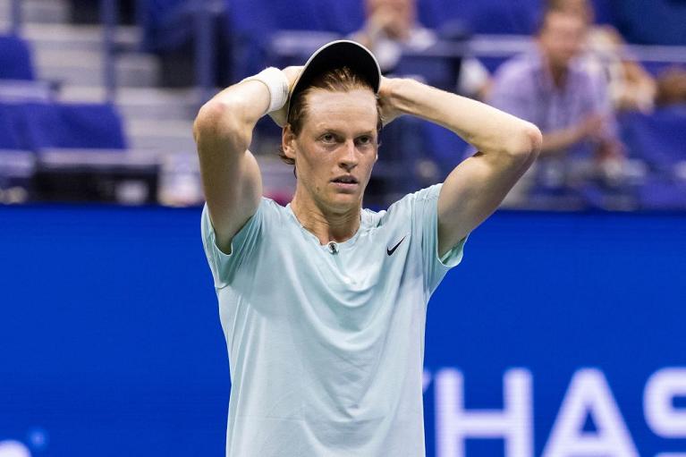 La delusione di Jannik Sinner (foto Getty Images)