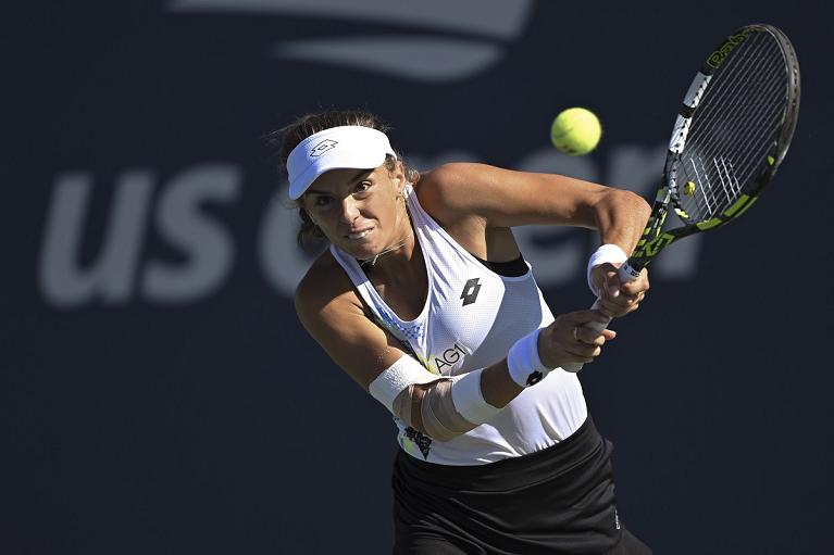 Lucia Bronzetti in azione allo US Open (Foto USTA)