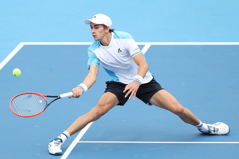 Matteo Arnaldi in azione al China Open, ATP 500 di Pechino (Getty Images)