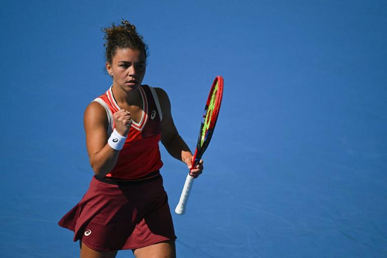 Jasmine Paolini esulta (foto Getty Images)