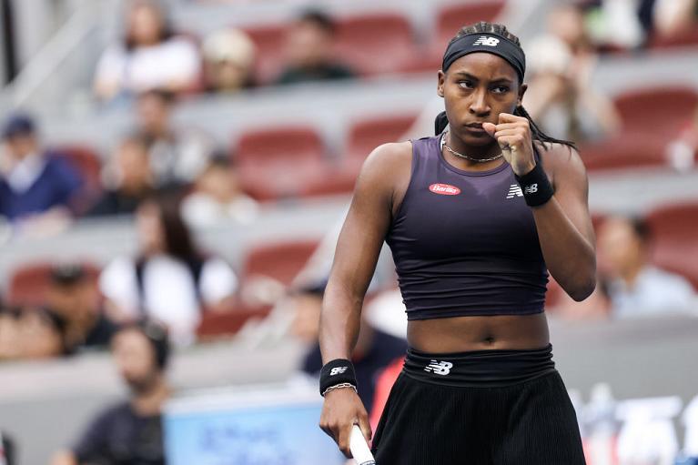 L'esultanza di Cori Gauff al China Open, il WTA 1000 di Pechino (Getty Images)