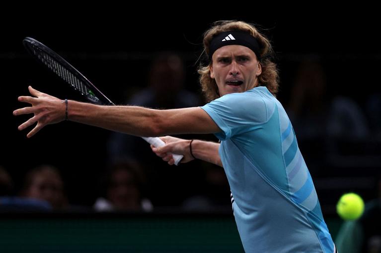 Alexander Zverev in azione (foto Getty Images)